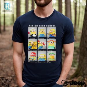 Despicable Me Minions High School Portrait Panels Shirt hotcouturetrends 1 3