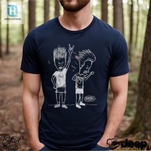 Beavis And Butt Head Head Bang Sketch Shirt hotcouturetrends 1 3