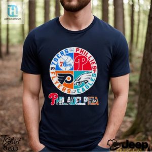 Phillies Eagles Flyers 76Ers Philadelphia Logo Shirt hotcouturetrends 1 3