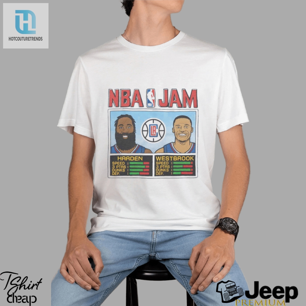 Nba Jam Clippers Harden And Westbrook Shirt 