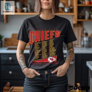 Kansas City Chiefs Fanatics Branded Super Bowl Lviii Champions Roster Best Teammates Black Shirt hotcouturetrends 1 13