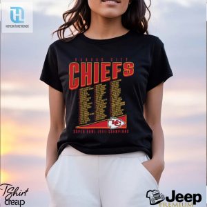 Kansas City Chiefs Fanatics Branded Super Bowl Lviii Champions Roster Best Teammates Black Shirt hotcouturetrends 1 14