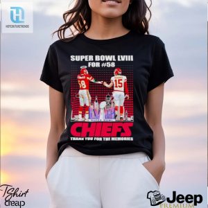 Super Bowl Lviii For 58 Chiefs Thank You For The Memories Shirt hotcouturetrends 1 3
