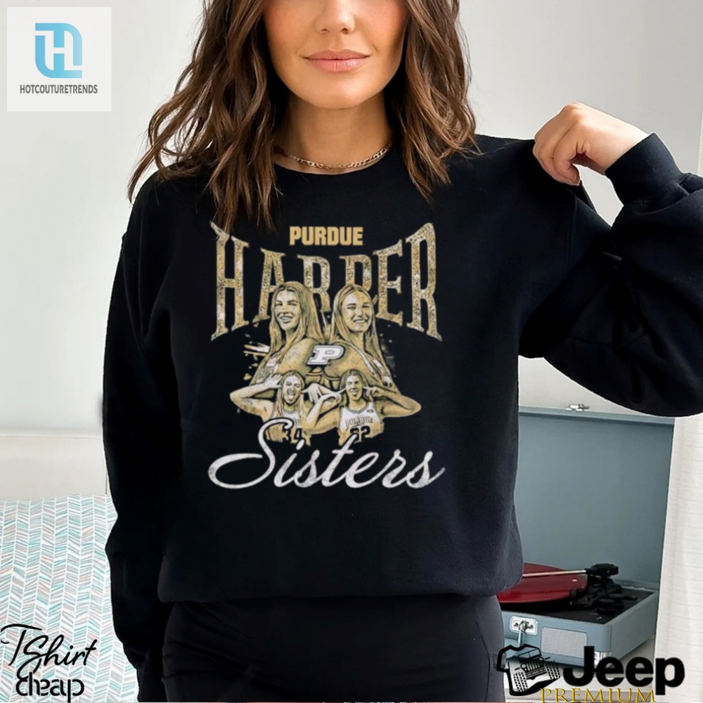 Harper Sister Purdue Cartoon Shirt 
