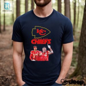 Patrick Mahomes Travis Kelce And Andy Reid Kansas City Chiefs Super Bowl Lviii 2024 Shirt hotcouturetrends 1 2