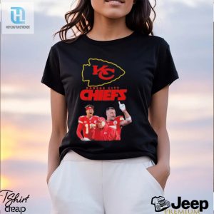 Patrick Mahomes Travis Kelce And Andy Reid Kansas City Chiefs Super Bowl Lviii 2024 Shirt hotcouturetrends 1 3