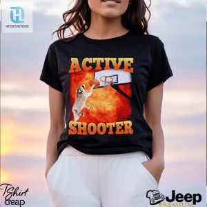 Active Shooter Funny Basketball Raccoon Meme Shirt hotcouturetrends 1 7