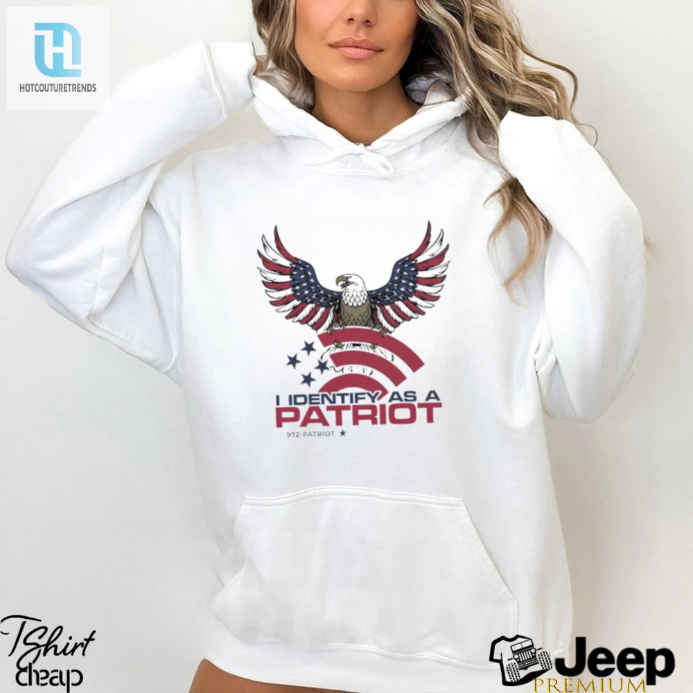 Bald Eagle I Identify As A Patriot Shirt 