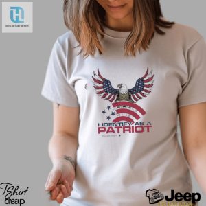 Bald Eagle I Identify As A Patriot Shirt hotcouturetrends 1 3