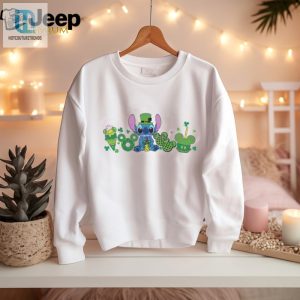 Stitch Patricks Day Snack Shamrock Shirt hotcouturetrends 1 2