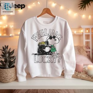 Peanuts Snoopy Feeling Lucky Shirt hotcouturetrends 1 2