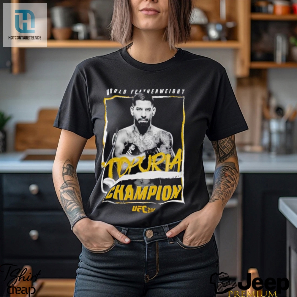 Ilia Topuria Ufc 298 And New Champion Shirt 