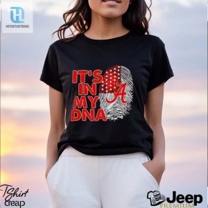 Alabama Crimson Tide Its In My Dna Fingerprint Shirt hotcouturetrends 1 2