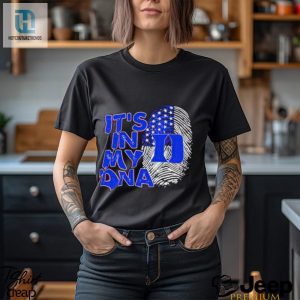 Duke Blue Devils Its In My Dna Fingerprint Shirt hotcouturetrends 1 3