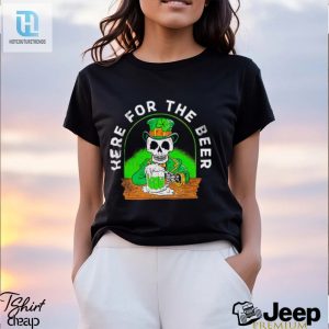 Skeleton St Patricks Day Here For The Beer Shirt hotcouturetrends 1 2