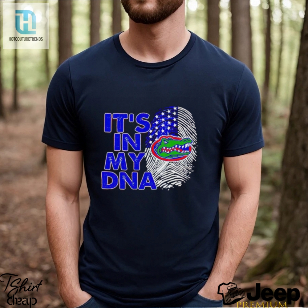 Florida Gators Its In My Dna Fingerprint Shirt 