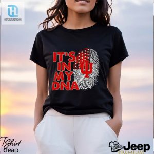 Indiana Hoosiers Its In My Dna Fingerprint Shirt hotcouturetrends 1 6