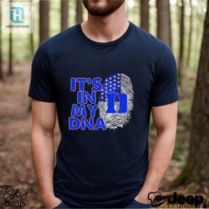 Duke Blue Devils Its In My Dna Fingerprint Shirt hotcouturetrends 1 5