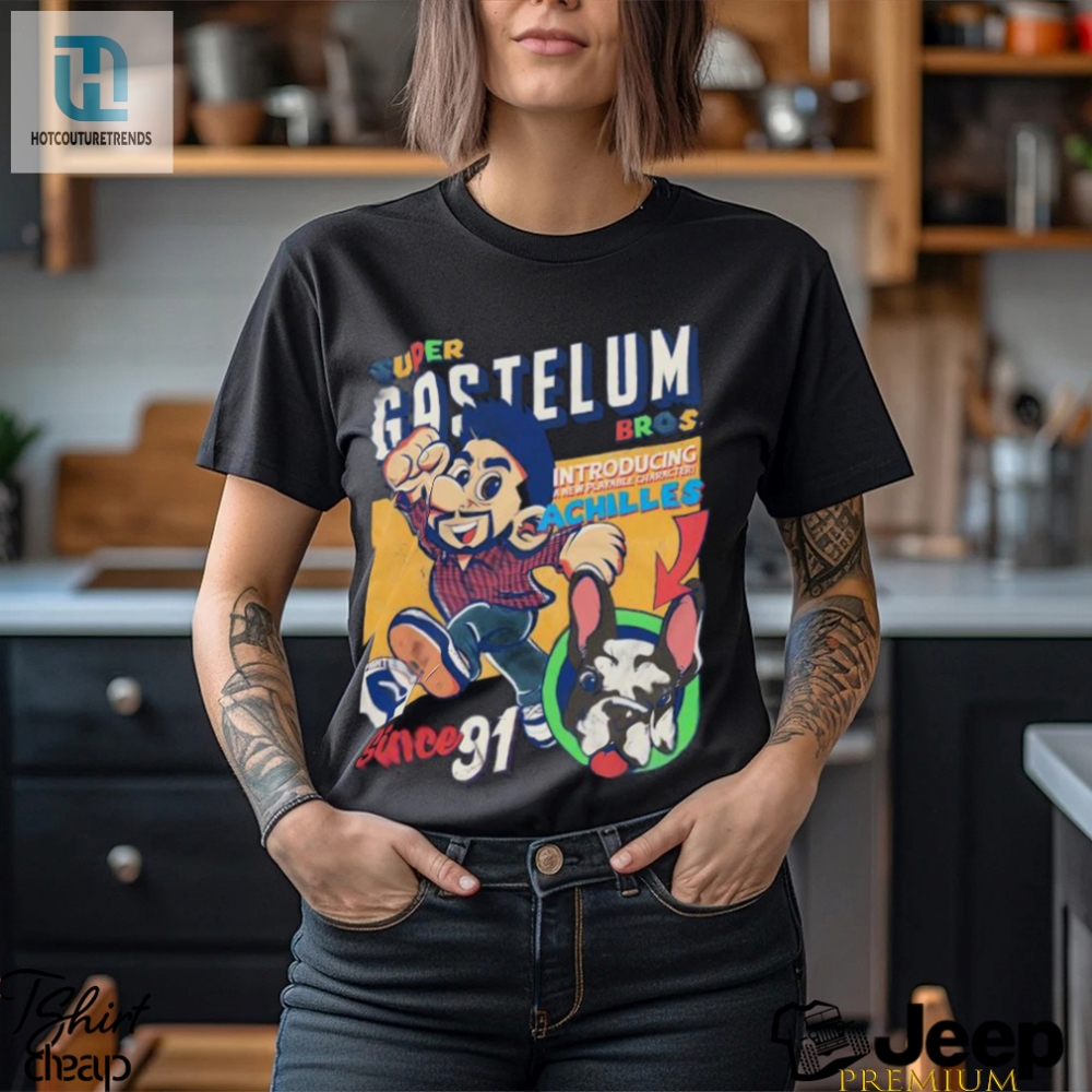 Super Gastelum Bros Introducing A New Playable Characteri Achilles Shirt 