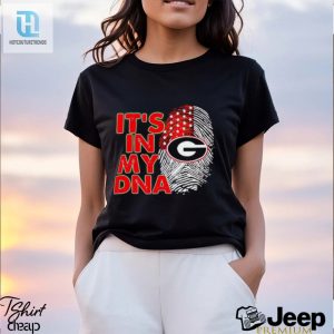 Georgia Bulldogs Its In My Dna Fingerprint Shirt hotcouturetrends 1 2