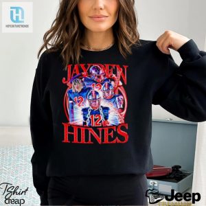 Jayden Hines Kansas Jayhaws Vintage Shirt hotcouturetrends 1 3