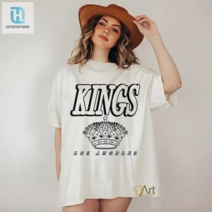 Kings Los Angeles Crown Hockey Nhl Shirt hotcouturetrends 1 2