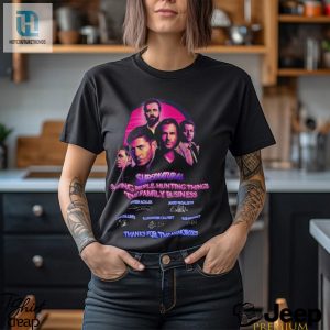 Supernatural Saying People Hunting Things The Family Business Thanks For The Memories T Shirt hotcouturetrends 1 2