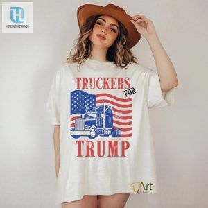 Return Truckers For Trump American Flag 2024 Shirt hotcouturetrends 1 2