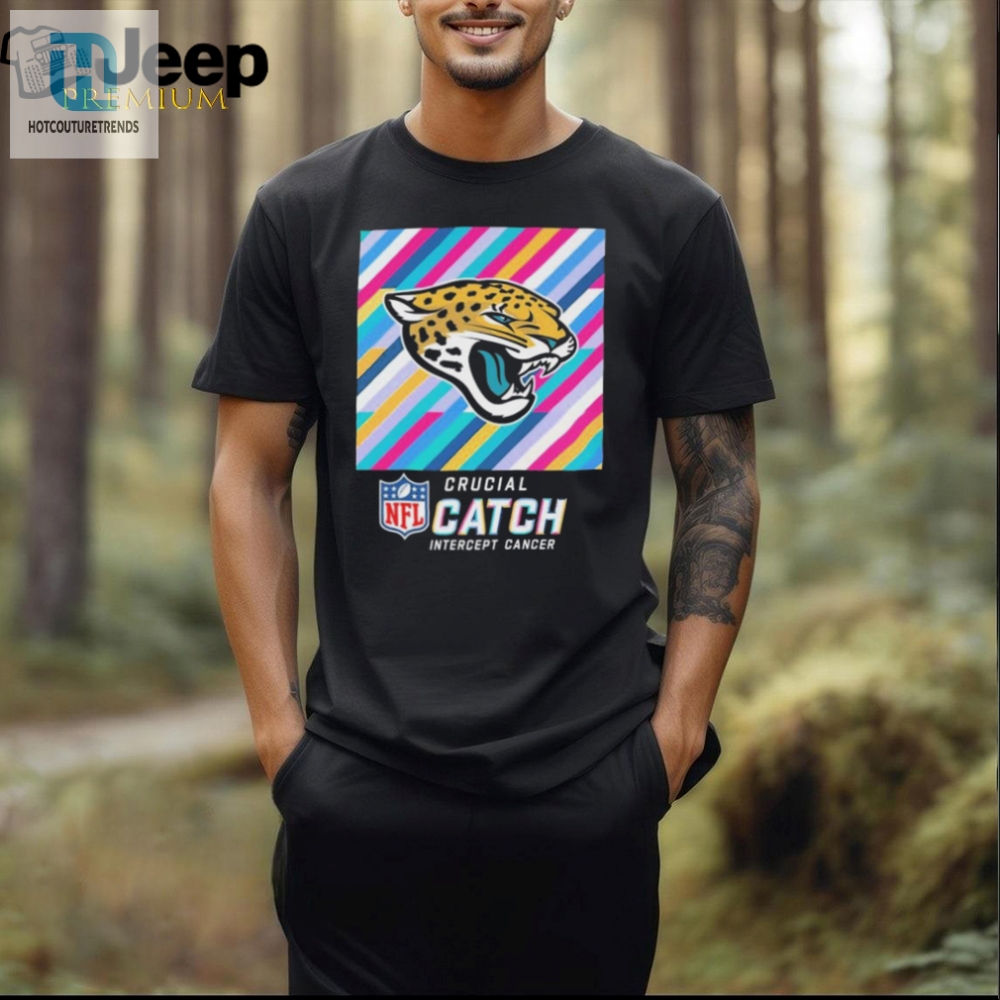 Jacksonville Jaguars Nfl Crucial Catch Intercept Cancer 2024 Shirt 