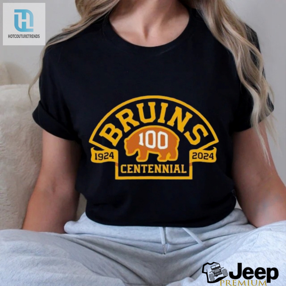 Centennial Boston Bruins Hockey Team 100Th Season Hockey 1924 2024 Shirt 