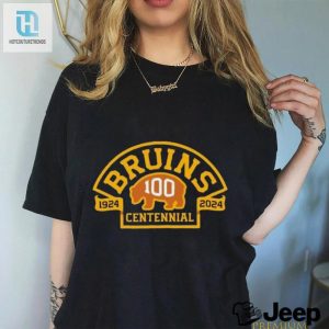 Centennial Boston Bruins Hockey Team 100Th Season Hockey 1924 2024 Shirt hotcouturetrends 1 2