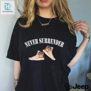 Trump Never Surrender Trump Air Sneakers Shirt hotcouturetrends 1 2