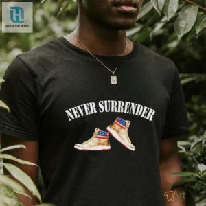 Trump Never Surrender Trump Air Sneakers Shirt hotcouturetrends 1 3