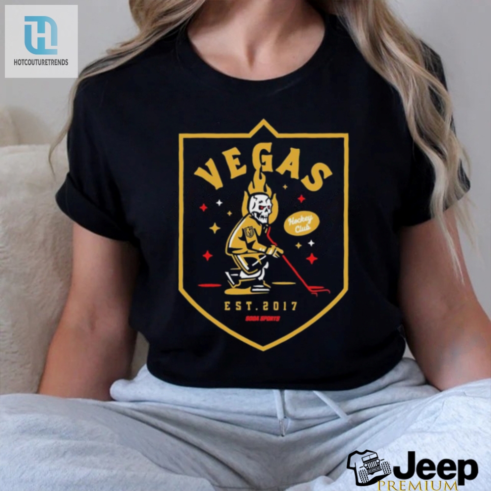 Official Vegas Hockey Nhl Skeleton Shirt 