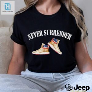 Trump Never Surrender Trump Air Sneakers Shirt hotcouturetrends 1 5