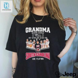 Grandma Doesnt Usually Yell But When She Does Her South Carolina Gamecocks Basketball Are Playing Shirt hotcouturetrends 1 2