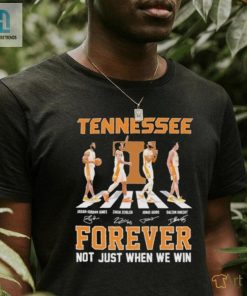 Tennessee Volunteers Mens Basketball Abbey Road Forever Not Just When We Win Signatures Shirt hotcouturetrends 1 1