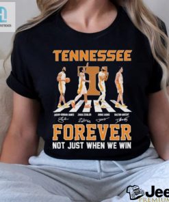 Tennessee Volunteers Mens Basketball Abbey Road Forever Not Just When We Win Signatures Shirt hotcouturetrends 1 3