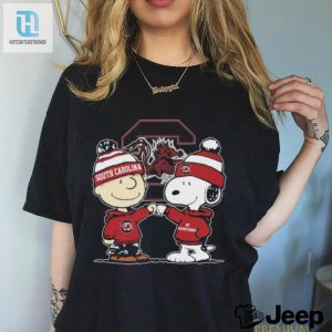 Official Snoopy And Charlie Brown South Carolina Gamecocks Go Gamecocks Shirt hotcouturetrends 1 2