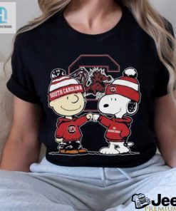 Official Snoopy And Charlie Brown South Carolina Gamecocks Go Gamecocks Shirt hotcouturetrends 1 3