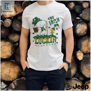 Official Snoopy And Woodstock The Irish Are Luckin Good St Patricks Day Shirt hotcouturetrends 1 2