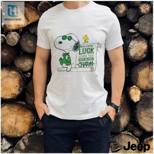 Official Snoopy And Woodstock Who Needs Lucky Charm St Patricks Day Shirt hotcouturetrends 1 2