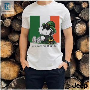 Official Snoopy And Woodstock Its Cool To Be Irish St Patricks Day Shirt hotcouturetrends 1 2