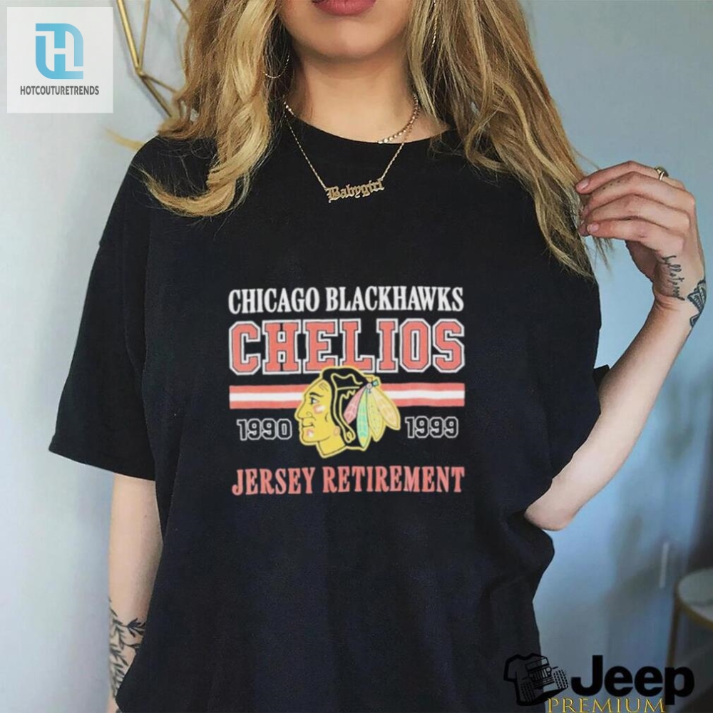 Official Chicago Blackhawks 1990 1999 Chelios Jersey Retirement Shirt hotcouturetrends 1