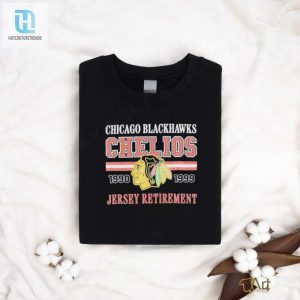 Official Chicago Blackhawks 1990 1999 Chelios Jersey Retirement Shirt hotcouturetrends 1 3