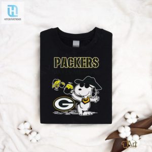 Snoopy And Woodstock Green Bay Packers Makes Me Drink Shirt hotcouturetrends 1 3