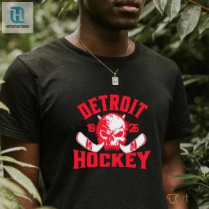 Detroit Hockey Skull Nhl Team Classic Shirt hotcouturetrends 1 2