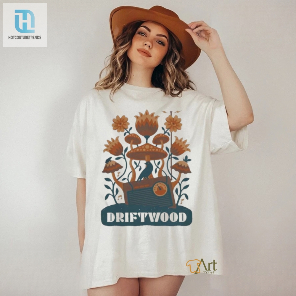 Official Driftwood Mushroom Logo T Shirt 