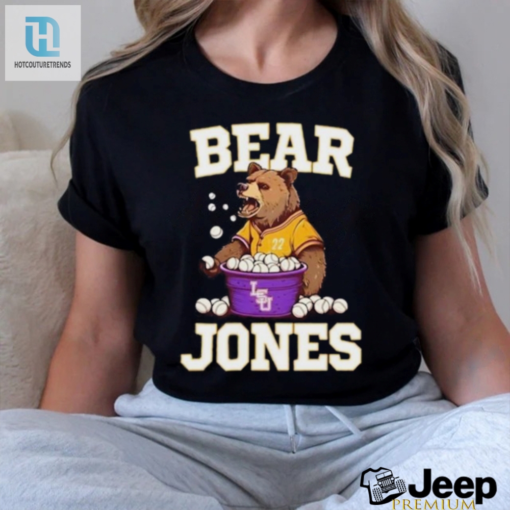 Bear Jones Lsu Ball Basket Shirt 