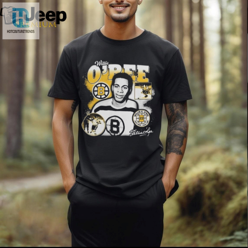 Official Collage Quote Boston Bruins Willie Oree T Shirt 